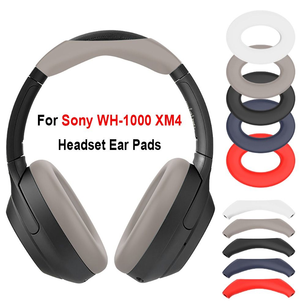 Sony Headphone Wh-1000Xm4 - อุปกรณ์เสริมหูฟัง แผ่นรองหูฟัง ซิลิโคนกันกระแทก แผ่นรองหูฟังสำรอง ป้องกันฝุ่น นุ่มสบาย