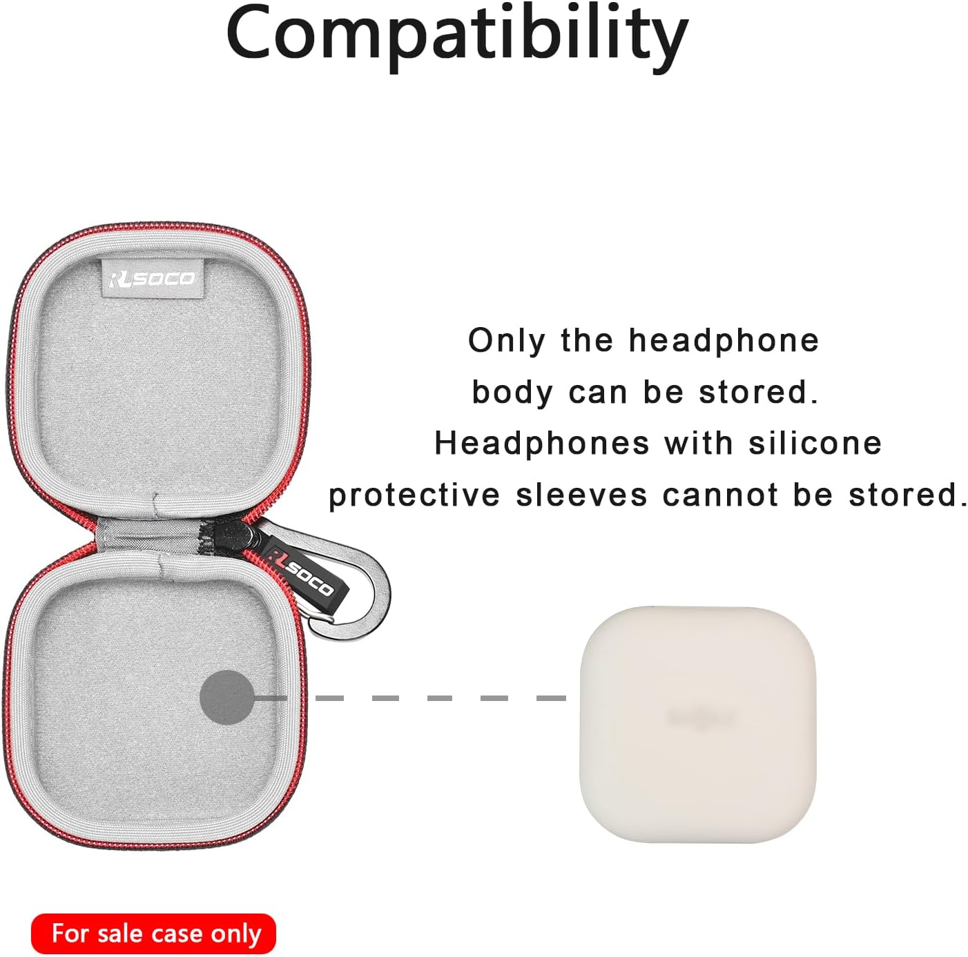 RLSOCO กล่องใส่หูฟังแบบแข็งสำห - Headphone Case Hard บทวิจารณ์และราคา