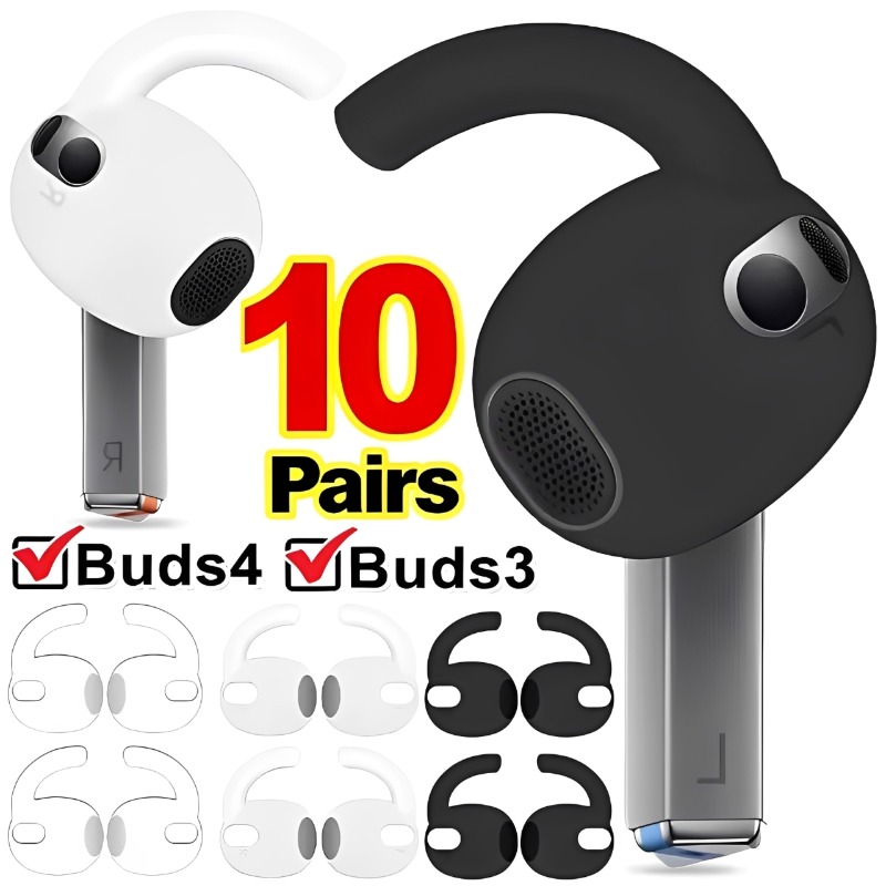 1-10 คู่ หูเกี่ยวซิลิโคนสำรองส - Silicone Ear Tip Replacement บทวิจารณ์และราคา