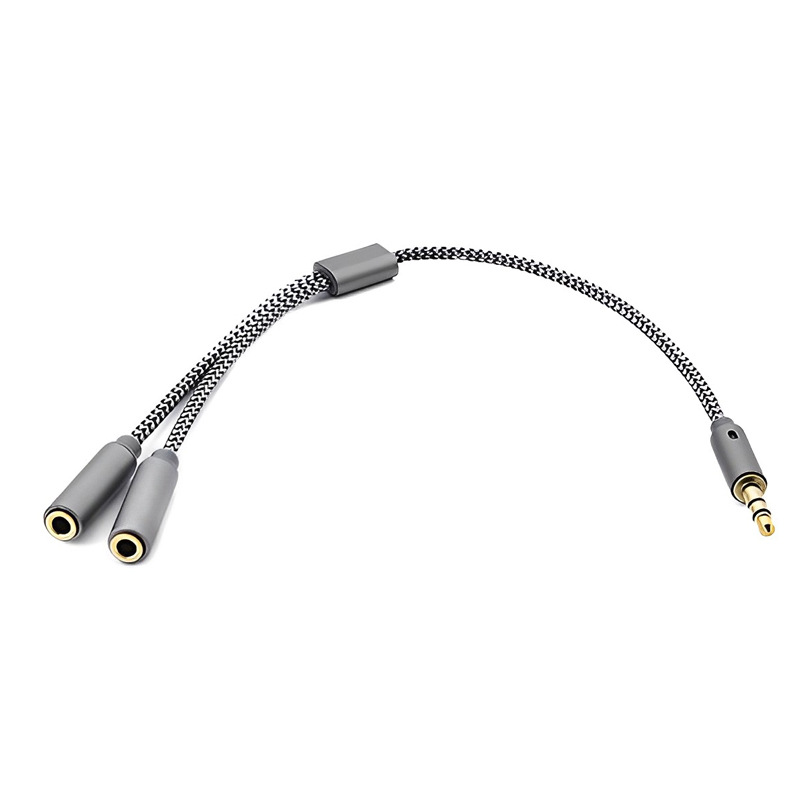 แจ็คแยกสัญญาณเสียง3.5มม. อะแดป - Earphone Splitter Jack บทวิจารณ์และราคา